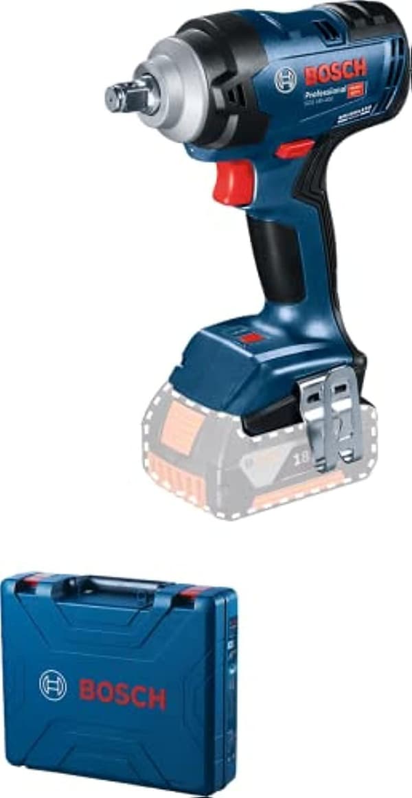 Slagmutterdragare Bosch GDS 18V-400; 18 V (utan batteri och laddare)