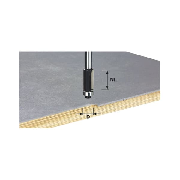 Kantfräs Festool 12,7 mm; med kullager