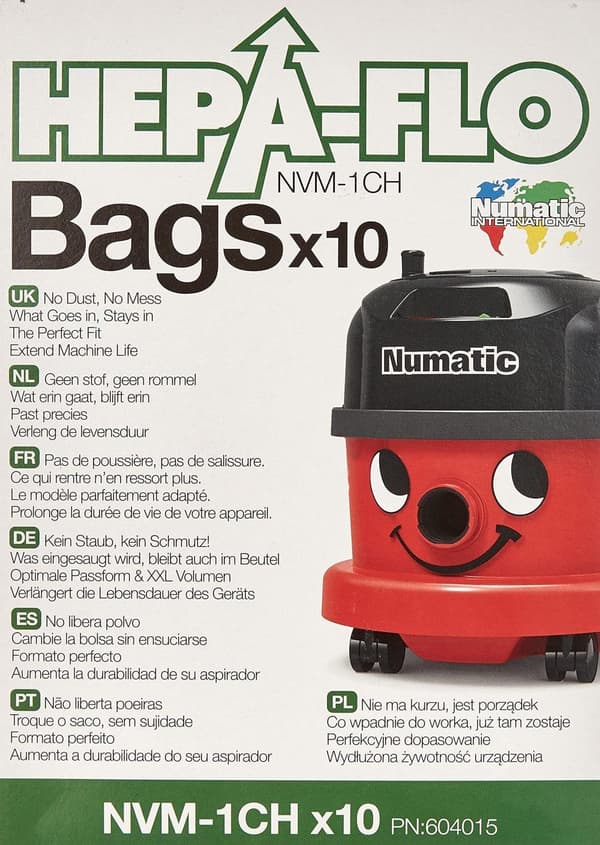 Dammpåse i tyg Numatic 42116OS; Numatic NVM 1CH Henry/James; 10 st.
