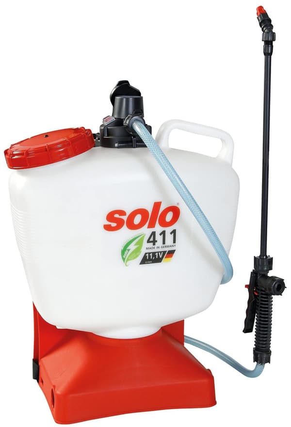 Batteridriven spruta Solo 411; 10 l; 11,1 V; 1x2,5 Ah batt.