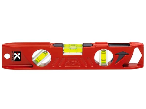Professionellt vattenpass i metall Kapro Torpedo; 25 cm