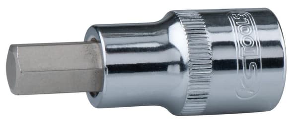 Hylsa med spindel KS tools Chrome+; 1/2''; HEX5; 55 mm