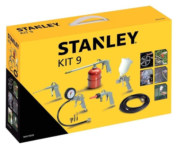 Kompressorset för målning och blåsning Stanley KIT9