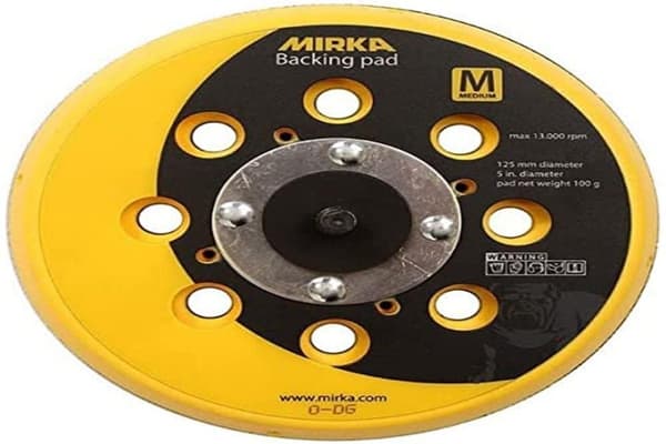 Slipplatta Mirka; Ø125 mm; medium hård