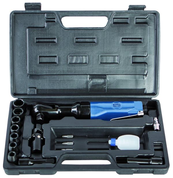 Tryckluftsdrivet spärrskaft Scheppach 7906100718; 1/2'' + 7 Hylsnyckelsats