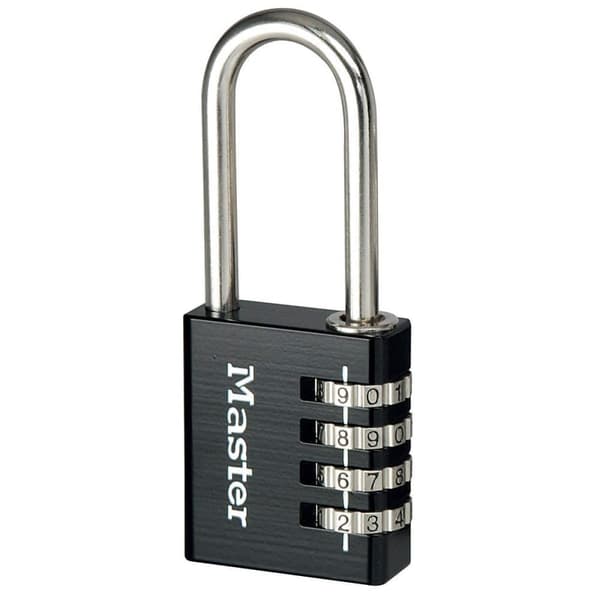 Låsa MasterLock 7640EURDBLKLH; 40 mm