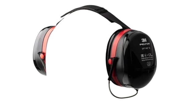 Hörselskydd 3M Peltor Optime III; 35 dB; röd