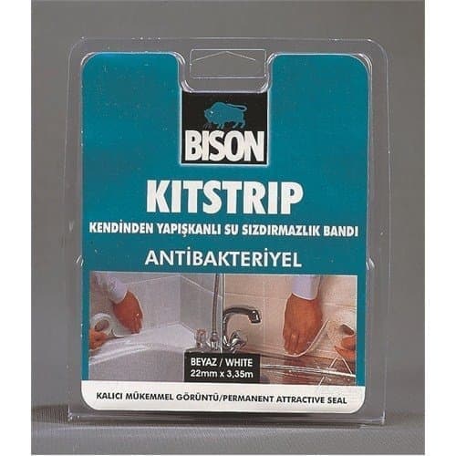 Isoleringstejp Bison 6302091; 22 mm; 3,35 m; vit