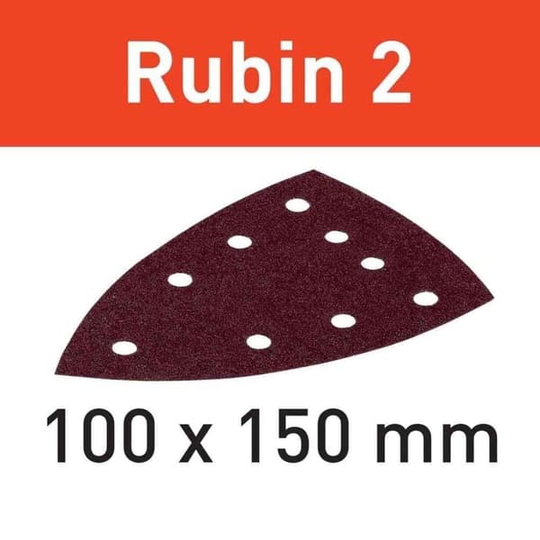 Slipband Festool Rubin 2; 100x150 mm; P150; 50 st.