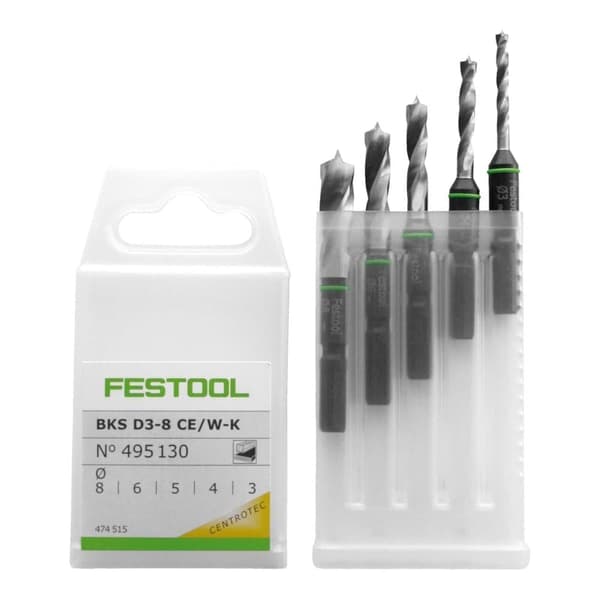 Borrsats Festool BKS D 3-8 CE/W-K