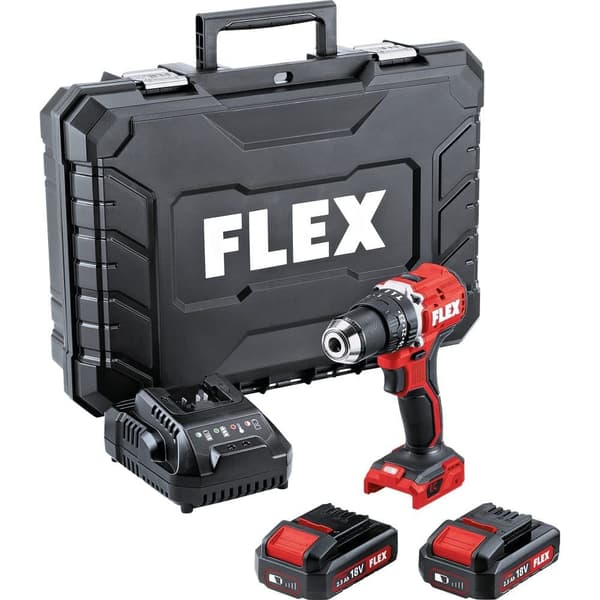 Slagborr / skruvdragare Flex PD 2G 18.0-EC LD/2.5 Set; 18 V; 2x2,5 Ah batt.