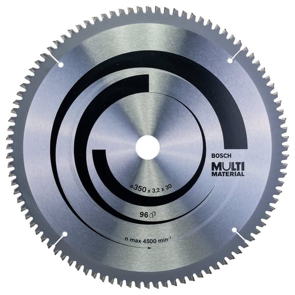 Sågklinga för trä Bosch MULTI MATERIAL; 350x3,2x30,0 mm; Z96; -5°
