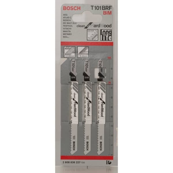 Sticksågsblad Bosch T 101 BRF; 3 st.