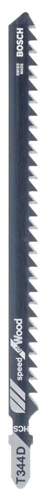 Sticksågsblad Bosch T 344 D; 5 st.