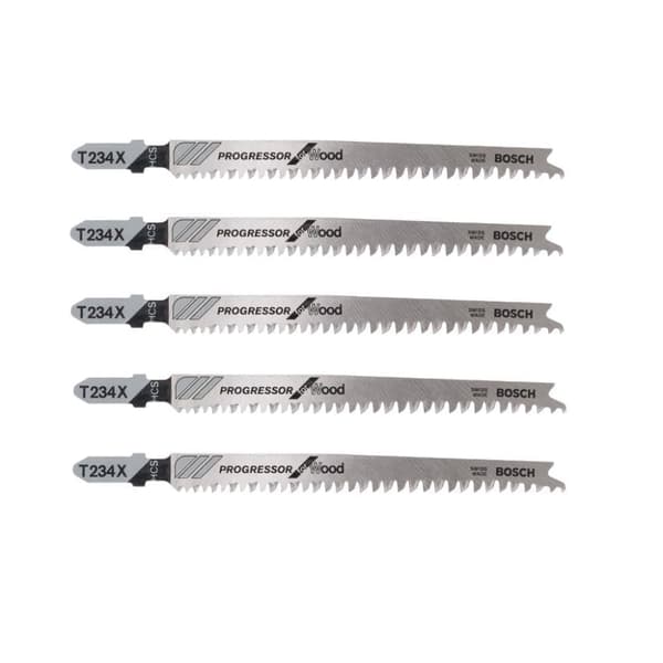 Sticksågsblad Bosch T 234 X; 5 st.