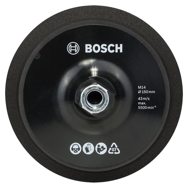 Adapterbord Bosch; 150 mm för vinkelslip