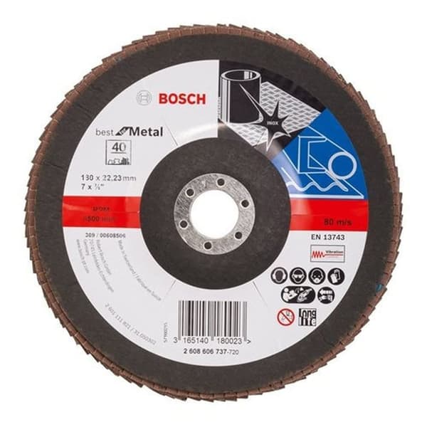 Lamellrondeller Bosch Best for Metal X571; 180 mm; K40