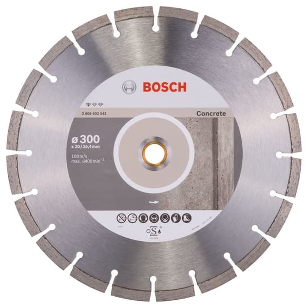 Diamantkapskiva Bosch PROFESSIONAL FOR CONCRETE; 300 mm