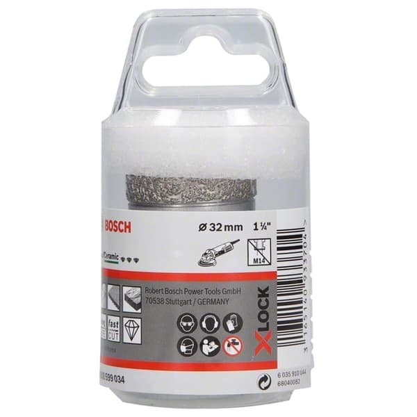 Diamantborrkrona för torrborrning Bosch X-LOCK Ceramic Dry Speed; 32x35 mm