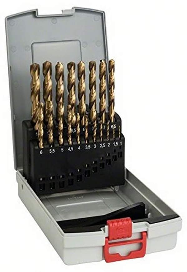 Borrsats Bosch 2608587015; HSS-TIN; DIN 338; 19 st.