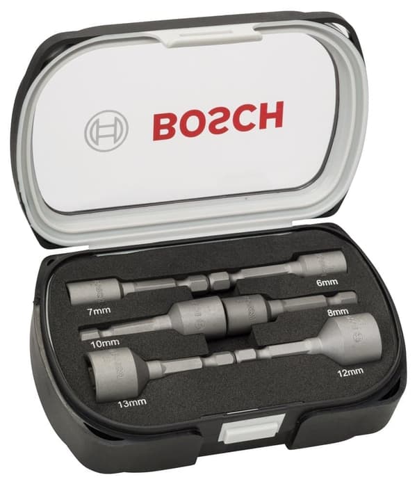 Hylsnyckelsats Bosch 50mm 2608551079; 6-13 mm; 6 st.