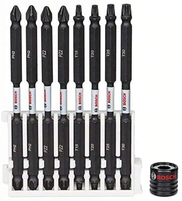 Bitssats för skruvmejsel Bosch Impact Control; 9 st.