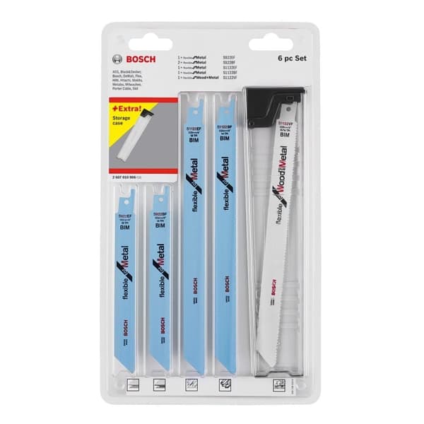 Sticksågsbladsats Bosch 260701090; 6 st.