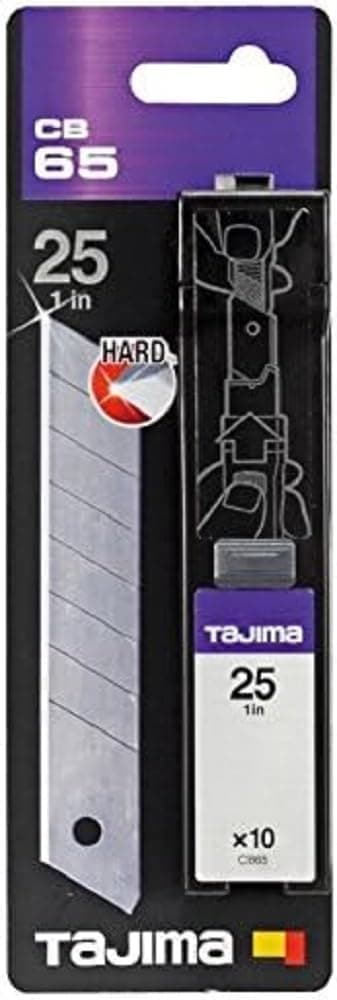 Reservblad Tajima CB65; 25 mm; 10 st.