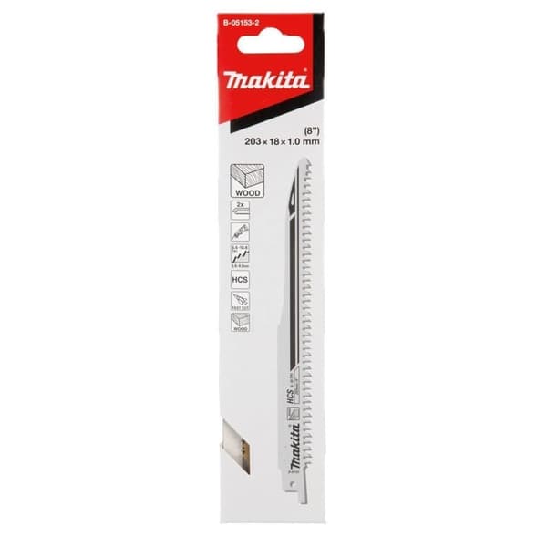 Tigersågsblad Makita Super Express HCS B-05153-2; 203 mm; 2 st.