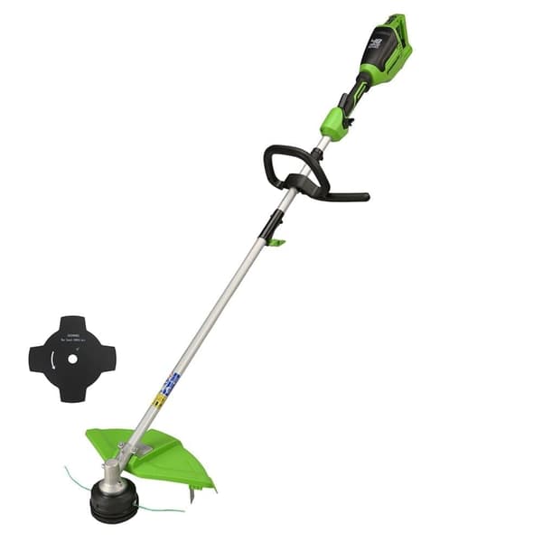 Trimmer Greenworks GD24X2TX; 2x24 V (utan batteri och laddare)