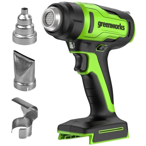 Varmluftpistol Greenworks G24HG; 24 V (utan batteri och laddare)