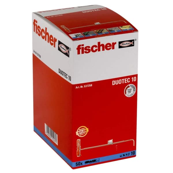 Plugg för gips Fischer DuoTec 10; 50 st.