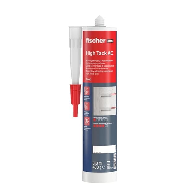 Limstift Fischer High Tack AC; 310 ml; vit