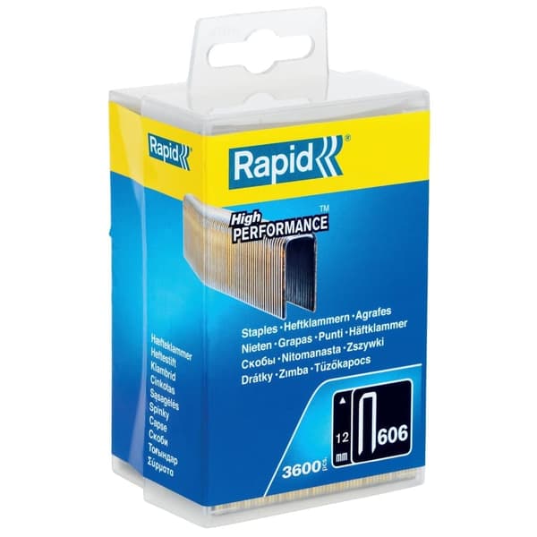 Häftklammer  Rapid; 6x12 mm; 3600 st.; typ 606