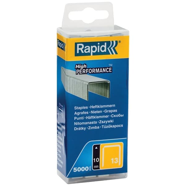 Häftklammer  Rapid; 10,6x10 mm; 5000 st.; typ 13