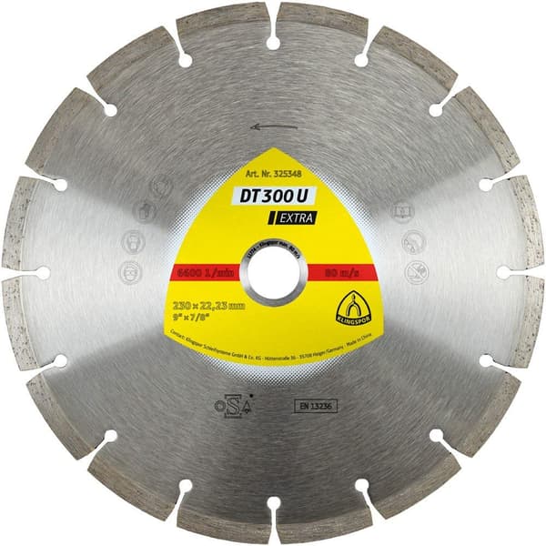 Diamantkapskiva Klingspor DT 300 U Extra; 125x1,6x22,23 mm