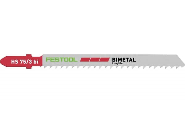 Sticksågsblad Festool; 75 mm; 3 mm; 5 st.