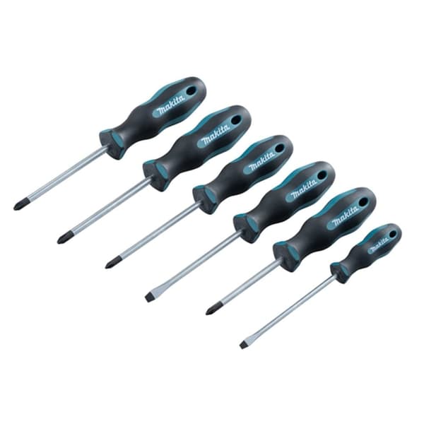 Skruvmejselsats Makita E-10528; 6 st.