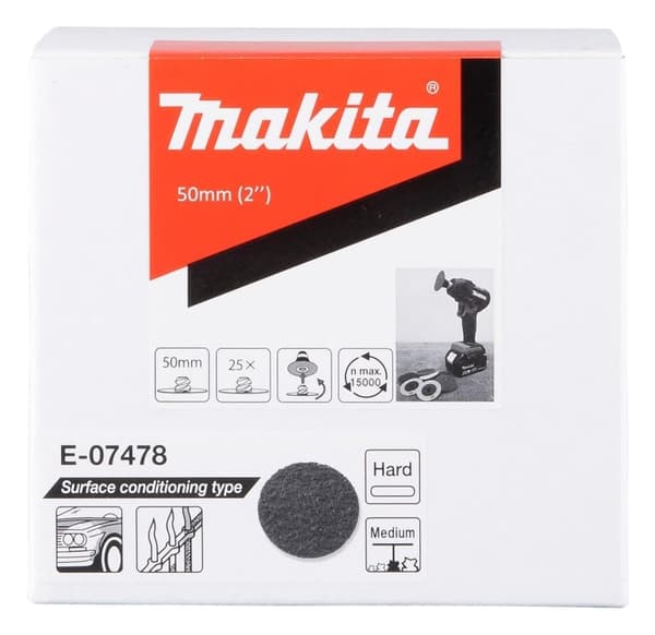 Rengöring skiva Makita Medium/Hard; 50 mm; 25 st.