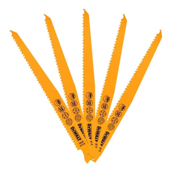 Tigersågsblad DeWalt DT2349-QZ; 228 mm; 5 st.