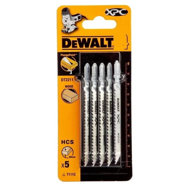 Sticksågsblad DeWalt; 5 st.