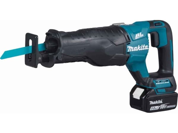 Batteridriven tigersåg Makita DJR187RTE; 18 V; 2x5,0 Ah batt.