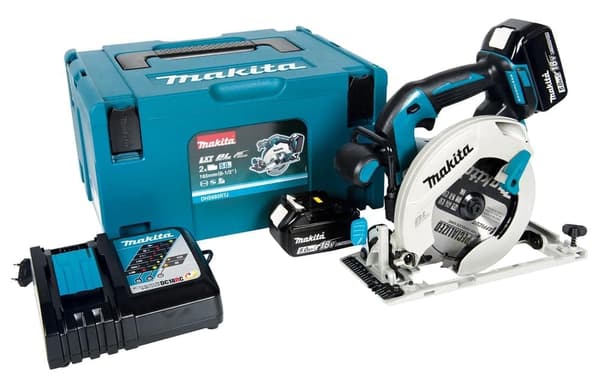 Batteridriven cirkelsåg Makita DHS680RTJ; 18 V; 2x5,0 Ah batt.