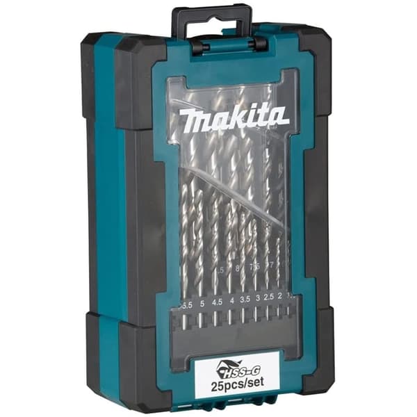 Borrsats för metall Makita D-67555 HSS-G; 1-13 mm; 25 st.