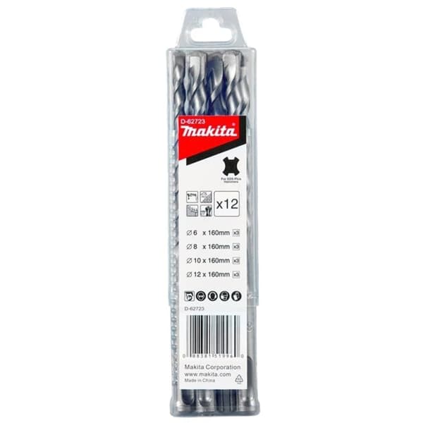 Borrsats för betong Makita D-62723; 12 st.