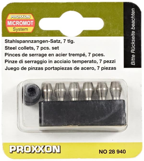 Spännhylssats Proxxon; 6 st.