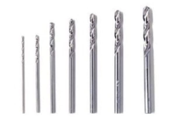 Precisionsborrsats Dremel 628, 0,8/1,2/1,6/2,0/2,4/2,8/3,2 mm