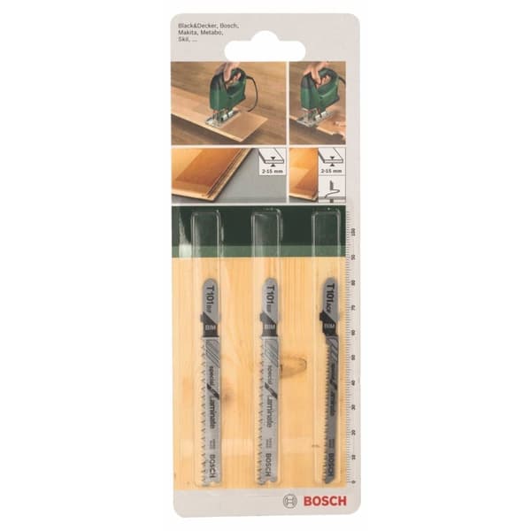 Sticksågsbladsats Bosch 2xT101BIF.1xT101AOF; 3 st.