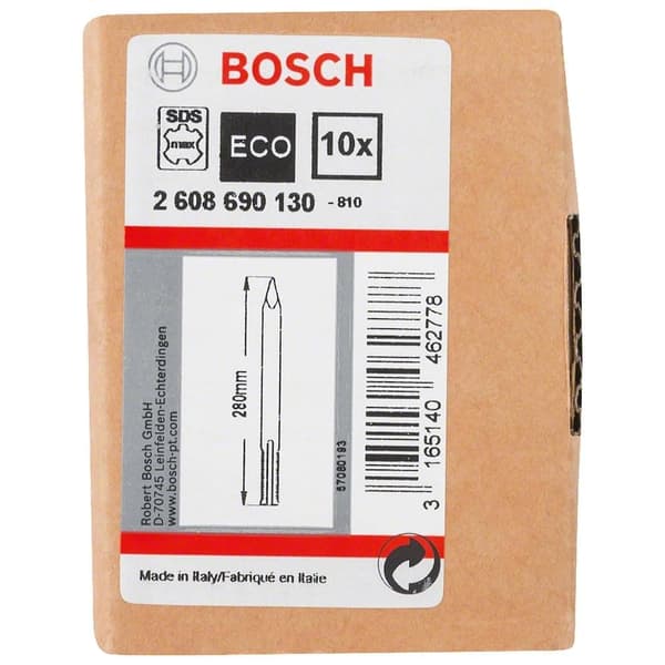 Stämjärn Bosch 2608690130; 280 mm; SDS-max; 10 st.