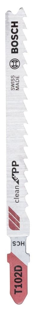 Sticksågsblad Bosch T-102 D; 5 st.